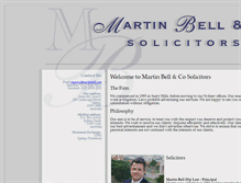 Tablet Screenshot of martinbell.com